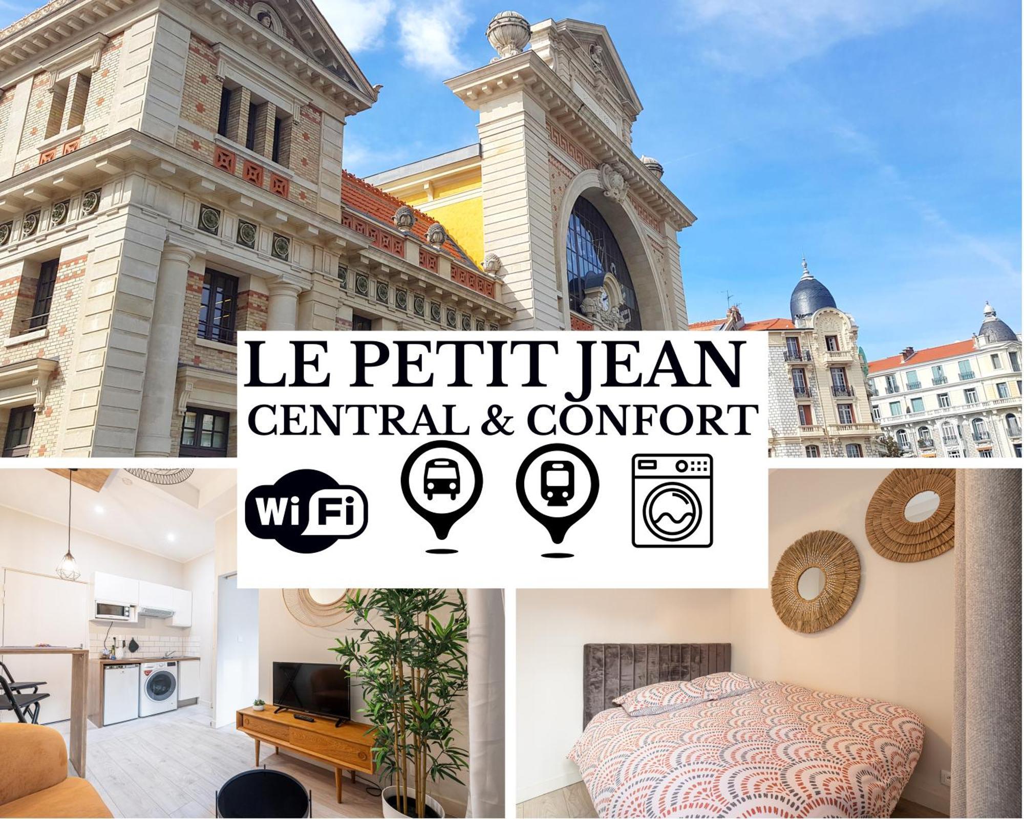 Le Petit Jean- Central Pres Gare Et Tram - Supermarches - Wifi - Nizza Esterno foto